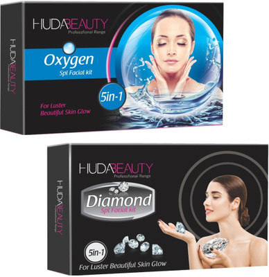 

Huda Beauty Professional Range Oxygen & Diamond Facial Kit 900 g(Set of 2)