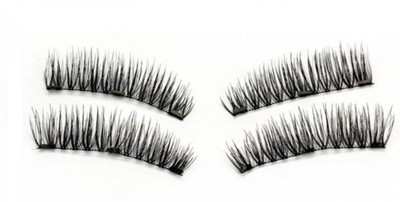 

YUGAM 3D Reusable Fake Magnetic Eyelashes No Glue Required Natural Soft Eye Lashes Extension (LONG)(Pack of 1)