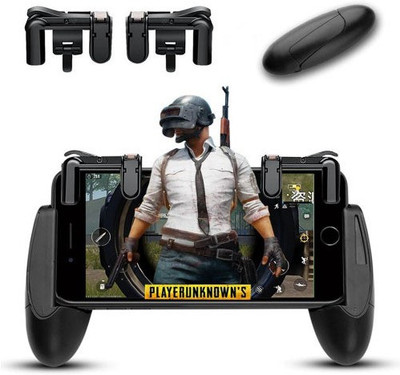 

CELSCITY Gamepad and L1R1 Trigger Fire Button Assist Tool Sensitive touch Gaming Accessory Kit(Black, For Android, iOS)
