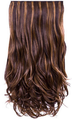 

Vivian Best Quality Black & Golden Highlight Curly Hair Extension
