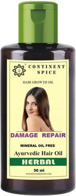 

Continent Spice Damage Repair Hair Growth Oil 50 ml, Lite Hair Oil(50 ml)