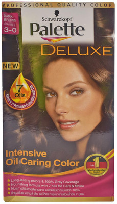 

Schwarzkopf Palette Deluxe Intensive Oil Care Color, Dark Brown Lotion(115 ml)