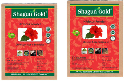 

shagun gold Pure Organic Hibiscus Powder For hair care & face pack 100gmX2(200 g)
