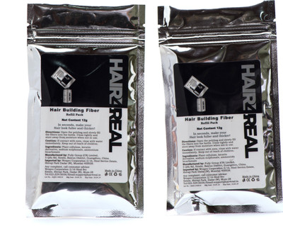 

Hair4Real Hair Loss Concealer Fibre Dark Brown Refill Pack 50g Ref_50g DBrwn Extreme Hair Volumizer Hair Fiber(50 g)