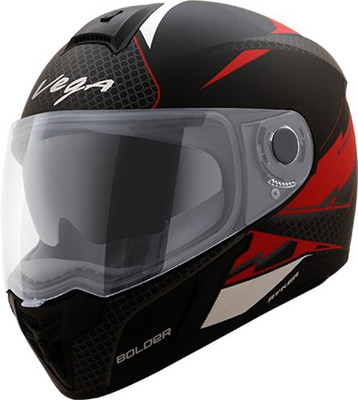 VEGA Ryker D/V Bolder Motorbike Helmet(Dull Black Red)