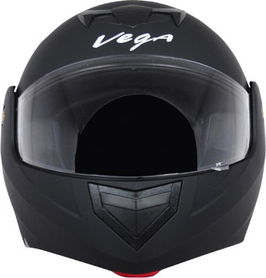 VEGA DULL BLACK HELMET Motorbike Helmet(Dull Black)