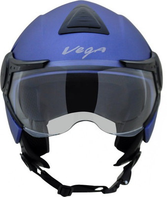 VEGA Verve Motorbike Helmet(Dull Blue)