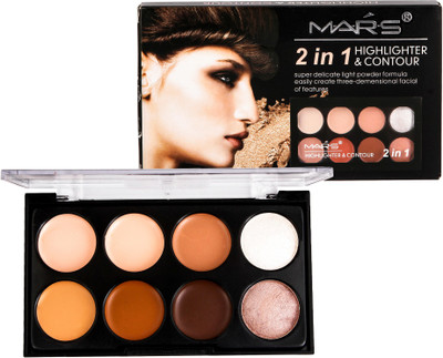 

Mars 2 in 1 Highlighter and Contour Highlighter(Beige-1)