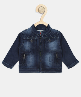 

Gini & Jony Full Sleeve Solid Baby Boy's Jacket, Dx wash(5000)