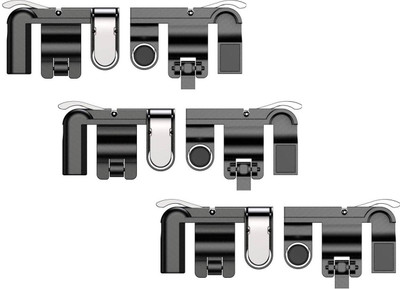 

ReTrack SET OF 3PC PUBG Aim Buttons/Sensitive Shoot L1-R1 Trigger Mobile Game Controller for Andriod & IOS Gaming Accessory Kit(Black, For Android, iOS)