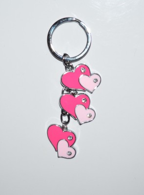 ONRR Collections pink hearts keychain Key Chain