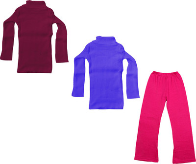 Indistar Girls Casual Top Pyjama(Multicolor)