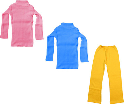 Indistar Girls Casual Top Pyjama(Multicolor)
