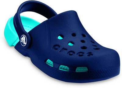 

Crocs Boys & Girls Slip-on Clogs(Dark Blue, Navy/electric blue