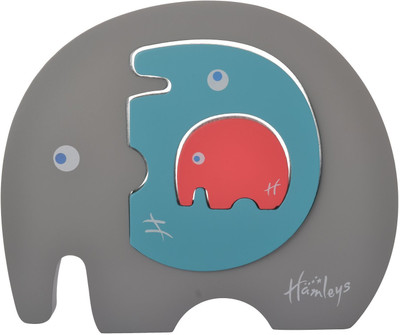 

Hamleys Elephant Shape Sorter, Grey/Pink(Multicolor)