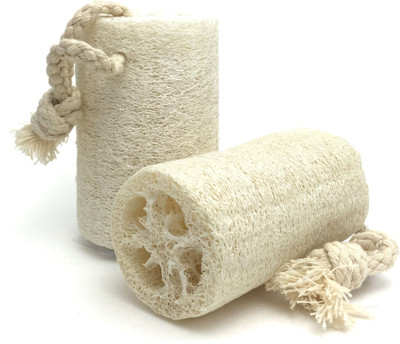 SOMADI Loofah(Pack of 2), White