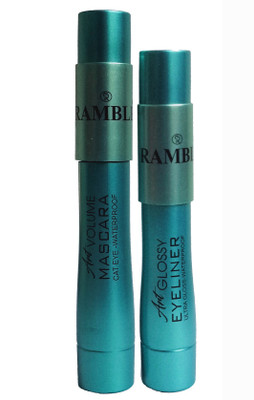 

Ramble Art Volume Mascara and Ultra Glossy Eyeliner 9 ML Per 9 ml(Black)