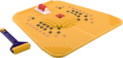 Ramdev Acupressure RAP0103 Powermat 3000 Copper Power With 22 Magnets Massager(Yellow)
