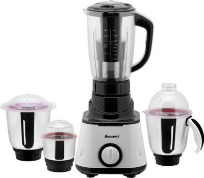 

ANJALIMIX 4jarblk600 600 Mixer Grinder(Black, 4 Jars)