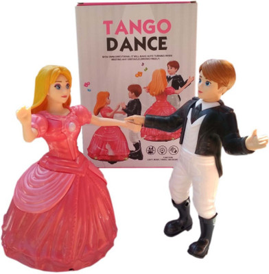

Munchkin Land Musical and Dancing Toy Couple with 360 Degree Rotation(Multicolor)