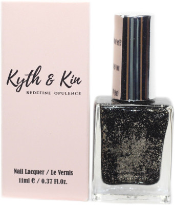

Kyth & kin Glitter Nail Lacquer Starry Gunmetal