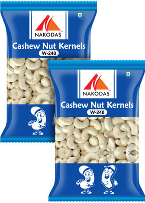 

NAKODAS 500g W240 (Bold) (250g X 2) Cashews(500 g, Pouch)