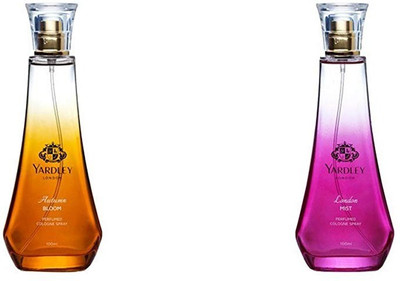 

Yardley London Autumn Bloom and london Mist Perfume Pack Of 2 Perfume - 100 ml(For Women)