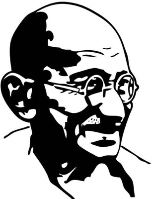 

Aabhaas Mahatma Gandhi Wall Poster Fine Art Print(12 inch X 18 inch, Rolled)