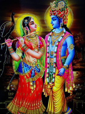 

Aabhaas Krishna Wall Poster Fine Art Print(12 inch X 18 inch, Rolled)