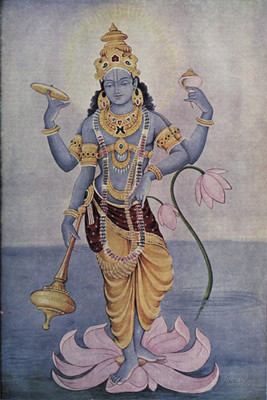 

Aabhaas Vishnu Wall Poster Fine Art Print(12 inch X 18 inch, Rolled)