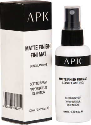 

APK Matte finish makeup fixer spray Primer - 100 ml(Transparent)