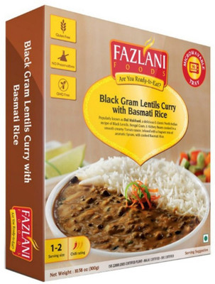 

Fazlani Foods Ready To Eat Black Gram Lentils Curry with Basmati Rice 300 g