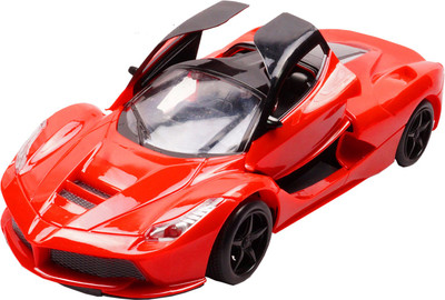 

Annie Model World 1:18 Style Racing Rechargeable Car With Radio Control Steering (RED)(Red)