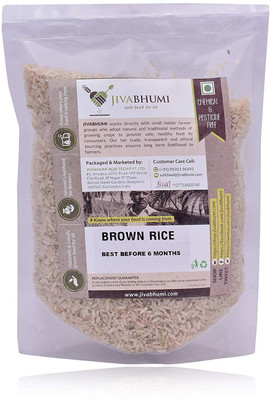 

Jivabhumi Organic Brown Rice, 2 kg Brown Raw Rice (Medium Grain, Raw)(2 kg)