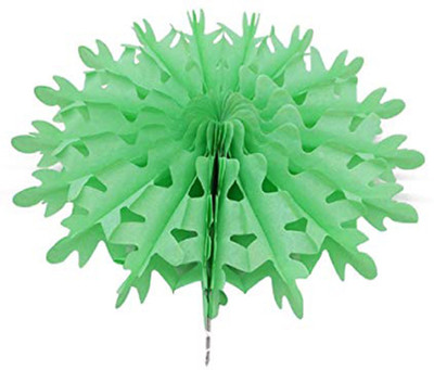 

Funcart 30 cm Snowflake Paper Fan - Apple Green