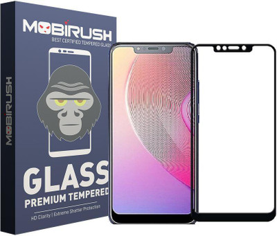 MOBIRUSH Edge To Edge Tempered Glass for Infinix Hot S3X(Pack of 1)