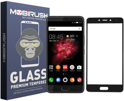 MOBIRUSH Edge To Edge Tempered Glass for Infinix Note 4(Pack of 1)