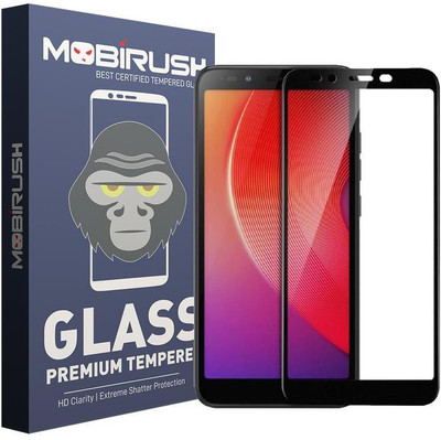 MOBIRUSH Edge To Edge Tempered Glass for Infinix Smart 2(Pack of 1)