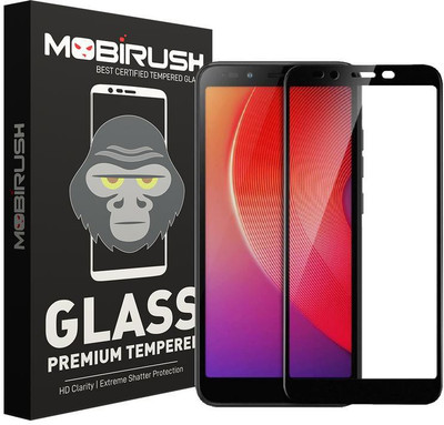 MOBIRUSH Edge To Edge Tempered Glass for Infinix Smart 2(Pack of 1)