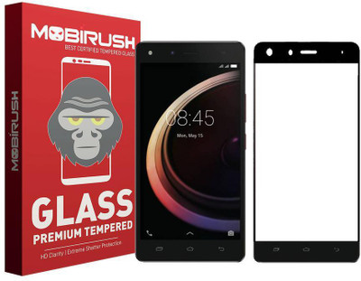 MOBIRUSH Edge To Edge Tempered Glass for Infinix Hot 4(Pack of 1)