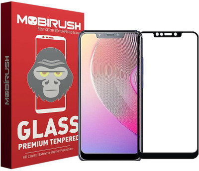 MOBIRUSH Edge To Edge Tempered Glass for Infinix Hot S3X(Pack of 1)