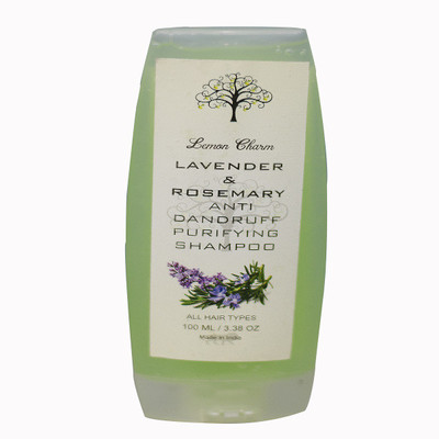 

Lemon Charm Paraben and Sulphate Free Lavender and Rosemary Anti Dandruff Purifying Organic Shampoo(100 ml)
