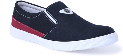 

Shoe Bazzar Mens Black Casual Shoes Casuals For Men(Black, Red