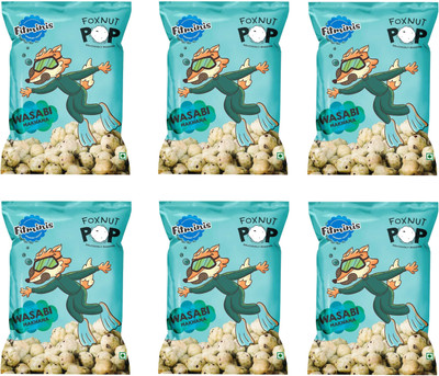 

Fitminis Wasabi Roasted Puffed Fox Nuts(180 g, Pack of 6)
