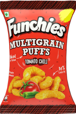 

Funchies Multigrain Puffs - Tomato Chilli(120 g, Pack of 8)