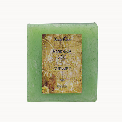 

lemon charm Paraben and Suplhate Free Organic Green Apple Body Bath Soap infused with Pure Essential Oils(75 g)