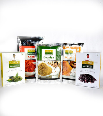 

Sanjeev Kapoors Khazana Chef Sanjeev Kapoors Masala Combo Pack(5 x 0.16 kg)