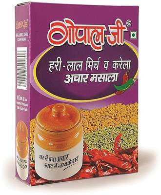 

GOPALJEE Hari-Lal Mirch & Karela Achar Masala 200g(200 g)