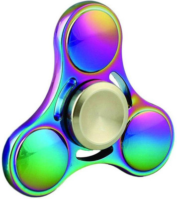

Saco Rainbow Fidget Metal Finger Spinner multi colors(Multicolor)