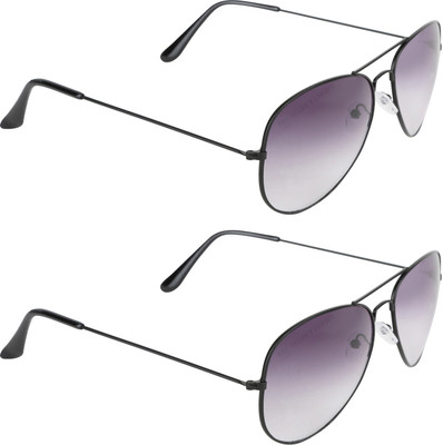 

Aligatorr Aviator Sunglasses(Grey